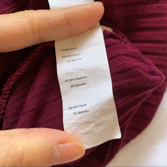 💜 Plum Off-The-Shoulder Bodycon Dress - Picture 7 of 7